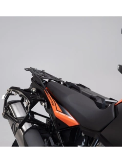 Zestaw: kufry boczne DUSC M i L + stelaże PRO SW-Motech KTM (wybrane modele) [poj.: 33l + 41l]