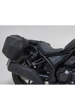 Zestaw: kufry boczne plastikowe Urban ABS + stelaże SLC Sw-Motech Honda CMX1100 Rebel (20-) [pojemność: 2 x 16,5l]