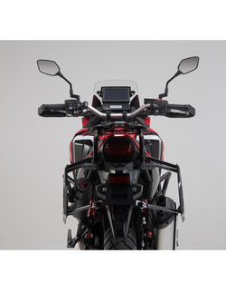 Zestaw: kufry boczne + kufer centralny + stelaże TRAX ADV do motocykla Honda CRF1100 L Africa Twin (19-21) [całkowita pojemność: 150l] srebrny