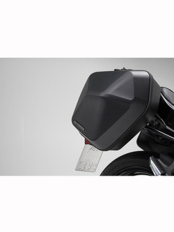 Zestaw: kufry boczne plastikowe + stelaż URBAN ABS SW-MOTECH Kawasaki Ninja 650/ Z 650 (16-)[pojemność: 2 x 16,5l]