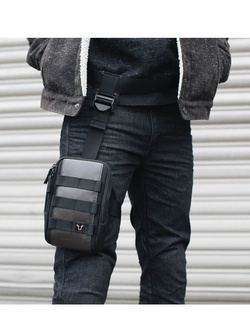 Torba na biodro SW-Motech Legend Gear LA8 z pasem na nogę LA7 czarno-brązowa