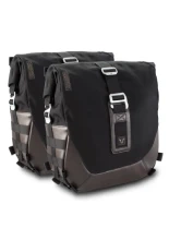 Zestaw sakw bocznych Legend Gear LC2 ze stelażami SW-Motech Triumph Speed Twin 900 (24-) czarno-brązowe [poj.: 2 x 13,5 L]