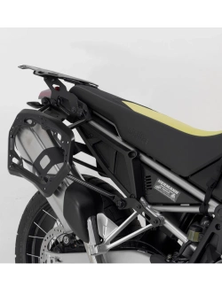 Zestaw: kufry boczne DUSC M i L + stelaże PRO SW-Motech Aprilia Tuareg 660 (21-)/ Rally (24-) [poj.: 33l + 41l]