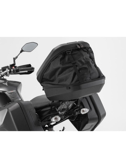 Zestaw: kufer centralny plastikowy Urban ABS + stelaż Adventure-rack SW-MOTECH Aprilia Tuareg 660 (21-) [pojemność 16-29 L ]