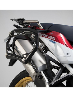 Zestaw: kufry boczne + stelaże PRO TRAX ADV SW-MOTECH 45/37 L do motocykla Honda CRF1000L Africa Twin / Adv. Sports (18-22) [pojemność 45 + 37 L]