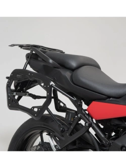 Zestaw: kufry boczne DUSC L + stelaże PRO SW-Motech Yamaha Tracer 9/ GT (20-)/ GT+ (22-) [poj.: 2 x 41l]