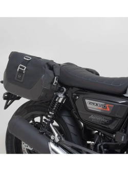 Zestaw sakw bocznych SW-Motech Legend Gear LC2/LC1 ze stelażami Honda GB 350 S (24-) brązowo-czarne