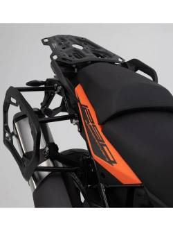 Zestaw: kufry boczne DUSC M i L + kufer centralny DUSC XL + stelaże SW-Motech KTM 1050/ 1090/ 1190 ADV/ Super Adventure 1290 (14-20) [poj.: 33 + 41 + 55l]