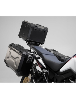 Zestaw: kufry boczne + kufer centralny + stelaże TRAX ADV do motocykla BMW R 1200 GS LC (13-), R 1200 GS LC Adventure (13-), R 1200 GS LC Rallye (16-), R 1250 GS (18-), R 1250 GS Adventure (18-)[całkowita pojemność: 150l]