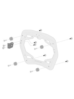 Zestaw: kufry boczne + stelaże PRO TRAX ADV SW-MOTECH 45/45L do motocykla Honda NC750X (16-20)/ S (16-) [pojemność 2 x 45 L]