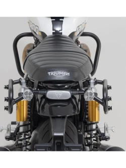 Zestaw sakw bocznych Legend Gear LC2 ze stelażami SW-Motech Triumph Speed Twin 1200 (18-) czarno-brązowe [poj.: 2 x 13,5 L]