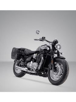 Zestaw sakw bocznych LEGEND GEAR LC2 ze stelażami SW-MOTECH do Triumph Bonneville Speedmaster (20-) [pojemność: 2 x 13,5 L] czarne