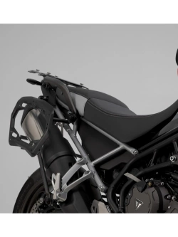 Zestaw: kufry boczne DUSC M i L + stelaże PRO SW-Motech Triumph Tiger 900 GT/ Pro/ Rally/ Pro (19-) [poj.: 33l + 41l]