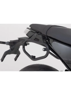 Zestaw sakw bocznych Legend Gear LC2 ze stelażami SW-Motech Husqvarna Svartpilen/ Vitpilen 401 (23-) czarno-brązowe [poj.: 2 x 13,5 L]