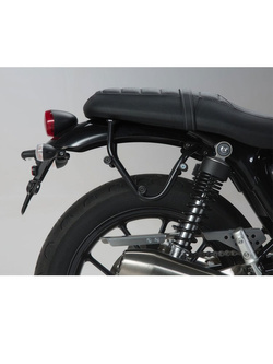 Zestaw sakw Legend Gear (2 x 9,8 L) Black Edition i stelaży SLC do Triumph Street Twin/Cup/Thruxton TFC