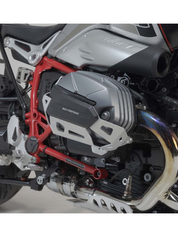 Osłony cylindrów SW-MOTECH BMW R nineT RN12 (K21) (20-)/ R12/ S (24-) srebrno-czarne
