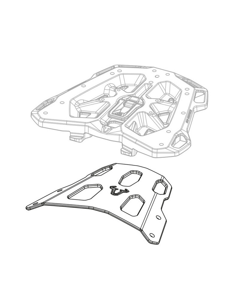Stelaż centralny Street-Rack SW-MOTECH Yamaha MT-09 (20-23)