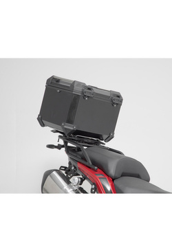Zestaw: kufry boczne 45/37L + kufer centralny 38L TRAX ADV+ stelaże SW-MOTECH do motocykla BMW R 1250 GS / Adventure (21-) czarne