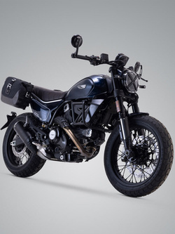 Zestaw sakw bocznych LEGEND GEAR LC2 Black Edition ze stelażami SW-MOTECH do Ducati Scrambler Icon / Nightshift / Full Throttle (23-) 