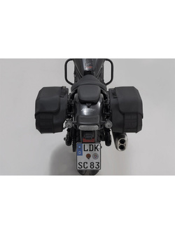Zestaw: sakwy boczne Legend Gear LH1/ LH1 + stelaż LH1/ LH1 Sw-Motech do Hondy CMX 1100 Rebel (20-)/ CMX 1100 SE Rebel (24-) [pojemność: 39 l]