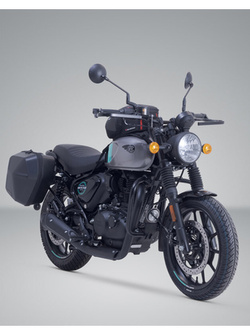 Zestaw: kufry boczne plastikowe Urban ABS + stelaże SLC Sw-Motech do Royal Enfield HNTR 350 (22-) [pojemność: 2 x 16,5l]