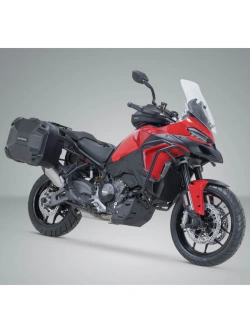 Zestaw: kufry boczne DUSC L + stelaże PRO SW-Motech Ducati Multistrada V2/ S (12,13,14) (24-) [poj.: 2 x 41l]