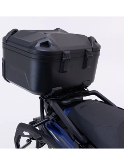 Zestaw: kufry boczne DUSC L + kufer centralny DUSC M + stelaże PRO + stelaż Adventure-Rack SW-Motech Suzuki V-Strom 800/ DE (22-) [poj.: 1 x 33l + 2 x 41l]