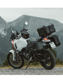 Zestaw: kufer centralny DUSC L + stelaż Adventure-rack SW-Motech Voge 300 Rally LX300GY-G (22-) [pojemność 41 l]