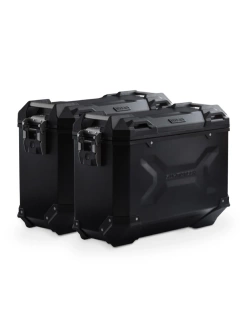 Zestaw: kufry boczne + stelaże PRO TRAX ADV SW-Motech KTM (wybrane modele) czarne [poj.: 2 x 37 L]