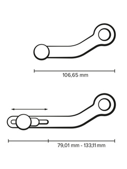 Dźwignia zmiany  biegów SW-MOTECH Ducati Scrambler 803 Desert Sled (17-18)