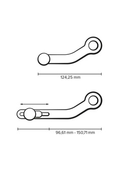 Dźwignia zmiany biegów Sw-Motech BMW F 750 GS / F 850 GS (17-), F 850 GS Adventure (19-20), F 900 GS / ADV / F 800 GS (24-) 