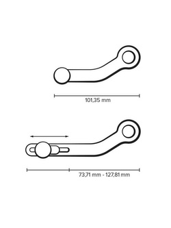 Dźwignia zmiany biegów Sw-Motech BMW F 800 GT (11-19), F 800 R (08-)