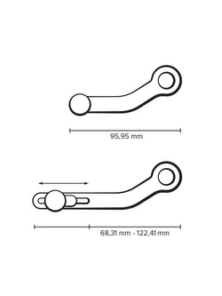 Dźwignia zmiany biegów Sw-Motech BMW G 310 R (16-), Kawasaki Z 800 (12-), Z 900 (17-), Z 900 RS (17-), Z900 SE (20-)