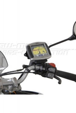 Kulowy uchwyt GPS na lusterko motocykla SW-MOTECH Kulowy uchwyt GPS na lusterko motocykla SW-MOTECH