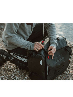 Sakwy wodoodporne SysBag WP L/L SW-MOTECH + stelaże PRO do Honda CRF1100L Africa Twin Adventure Sport (19- ) , Africa Twin ES / Africa Twin Adventure Sports ES (23-) [pojemność: 2 x 27-40L]