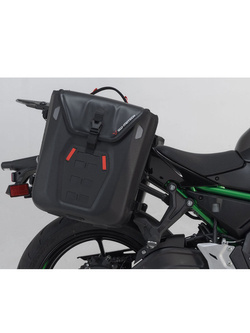 Sakwy wodoodporne SysBag WP M/M SW-MOTECH + stelaże SLC Kawasaki Z 650 (16-), Ninja 650 (17-) [pojemność: 2 x 17-23L]