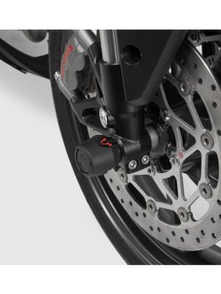 Slidery przedniego zawieszenia SW-MOTECH do Ducati 899 Panigale (14-15), 1299 Panigale S (15-), XDiavel GA (16-) , Streetfighter V2 (21-), Streetfighter V4 (19-), Panigale V4 R / S (18-)