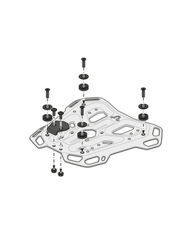 Stelaż centralny Adventure-Rack SW-MOTECH Ducati Multistrada V4 / S / S Sport / V4 Pikes Peak (20-)