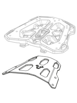 Stelaż centralny Street-Rack SW-MOTECH do Suzuki GSX-8S (22-)/ GSX-8R (24-)