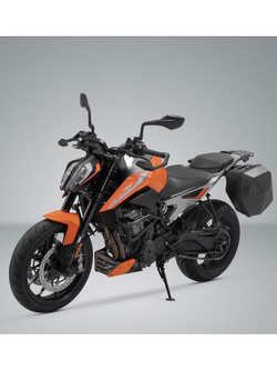 Zestaw: kufer boczny plastikowy URBAN ABS + stelaż SLC SW-MOTECH do KTM 790 Duke (18-)/ 890 Duke / R (19-)[pojemność: 16,5l; na lewą stronę]