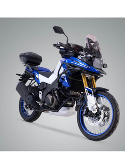 Zestaw: kufer centralny plastikowy Urban ABS + stelaż Adventure-Rack SW-MOTECH Suzuki V-Strom 1000/XT (14-19), V-STrom 1050/XT (19-), V-Strom 1050 DE (23-) (pojemność 16-29 L)