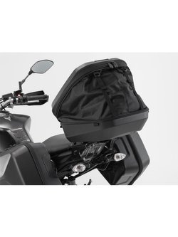 Zestaw: kufer centralny plastikowy Urban ABS + stelaż Adventure-rack SW-MOTECH Ducati Multistrada V4 (20-) [pojemność 16-29 L ]
