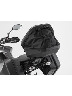 Zestaw: kufer centralny plastikowy Urban ABS + stelaż Adventure-rack SW-MOTECH Ducati Multistrada V4 / S / V4 Pikes Peak (20-) [pojemność 16-29 L ]