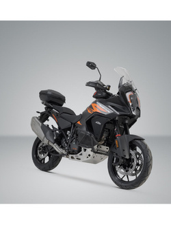 Zestaw: kufer centralny plastikowy Urban ABS + stelaż SW-MOTECH KTM 1290 Super Adventure / S / R (21-) [pojemność 16-29 L ]