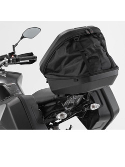 Zestaw: kufer centralny plastikowy + stelaż URBAN ABS SW-MOTECH BMW F 750 (18-), F 850 GS (18-20), F 800 GS (24-) (do BMW z plastikowym stelażem) [pojemność 16-29 L]