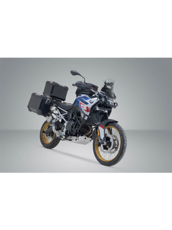 Zestaw: kufry boczne 37/45 + kufer centralny 38 TRAX ADV + stelaże SW-MOTECH BMW F 900 GS (24-) czarne