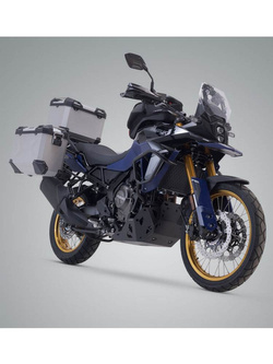 Zestaw: kufry boczne 45/37 + kufer centralny TRAX ADV + stelaże SW-MOTECH do motocykla Suzuki V-Strom 800DE, V-Strom 800 (23-)