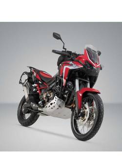 Zestaw: kufry boczne DUSC M/L + stelaże PRO SW-MOTECH do motocykla Honda CRF1100L Africa Twin (19-21) [pojemność 41/33 l]