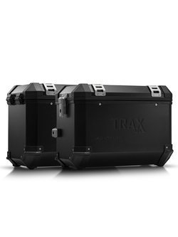 Zestaw: kufry boczne TRAX ION + stelaż PRO SW-MOTECH do Triumph Tiger 1200 XCa / XCx/ XR / XRt / XRx (17-) [pojemność 2 x 45 L] czarne