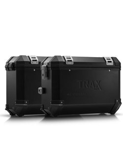 Zestaw: kufry boczne TRAX ION + stelaże PRO SW-MOTECH do BMW F 900 R / XR [19-23] [pojemność 2 x 37 L] czarne